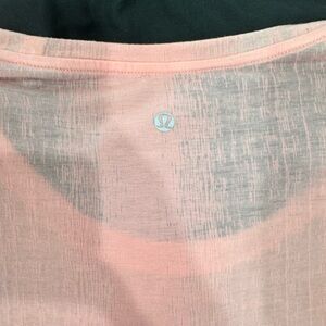 lululemon athletica Soft Coral Short Sleeve Top